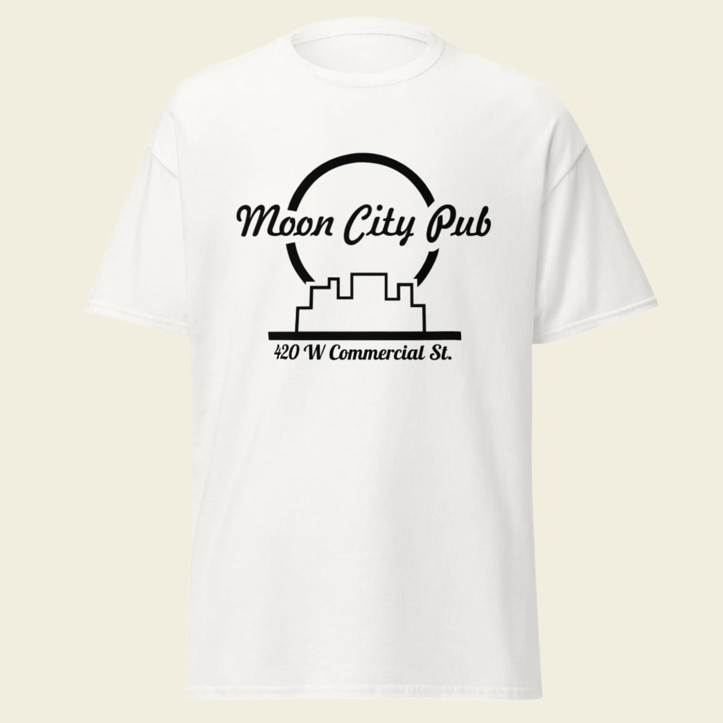 Moon City T-Shirt Black Logo