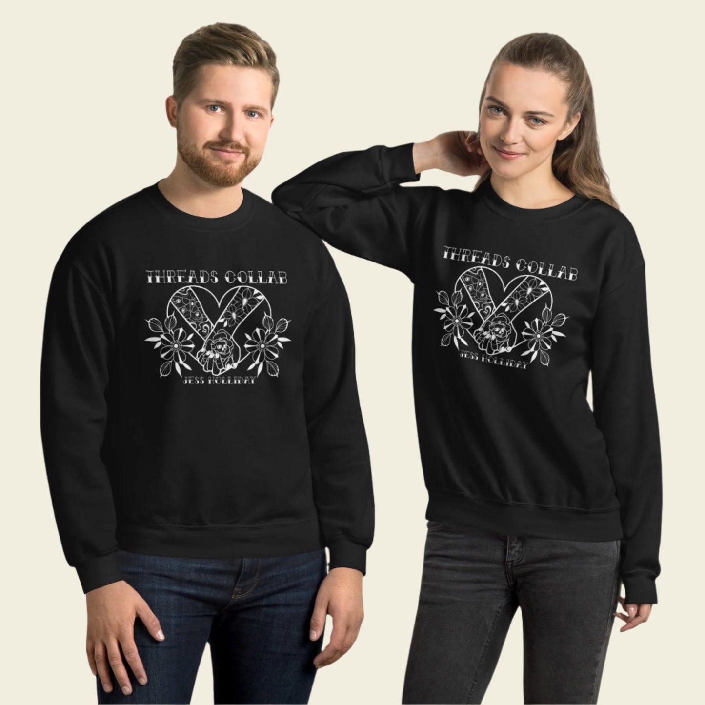 The Threads X Jess Holliday Collab: Tattooed Love Sweatshirt