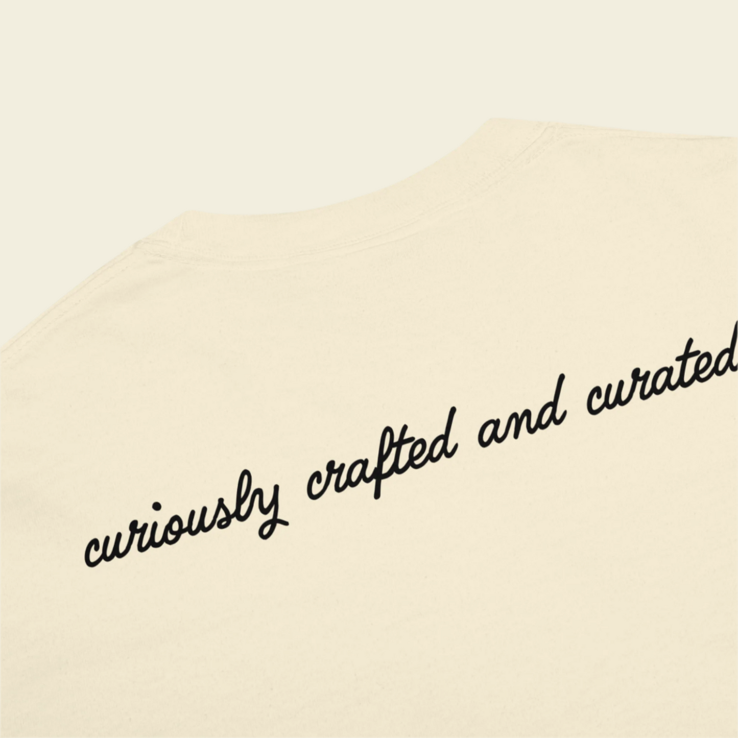 So Curious Co. T-Shirt Cream