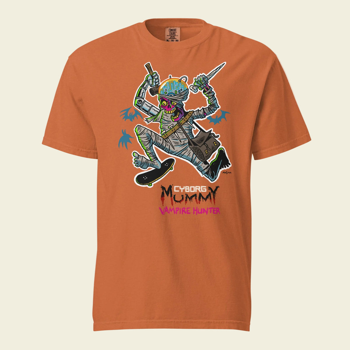Mostyn T-Shirt: Cyborg Mummy Vampire Hunter