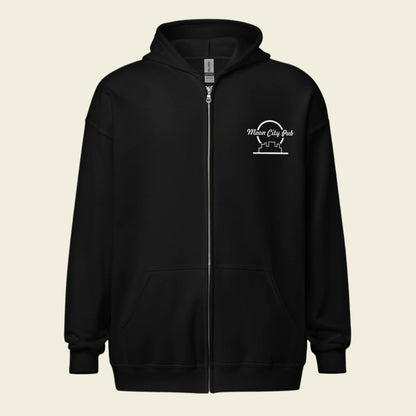 Moon City Zip Up