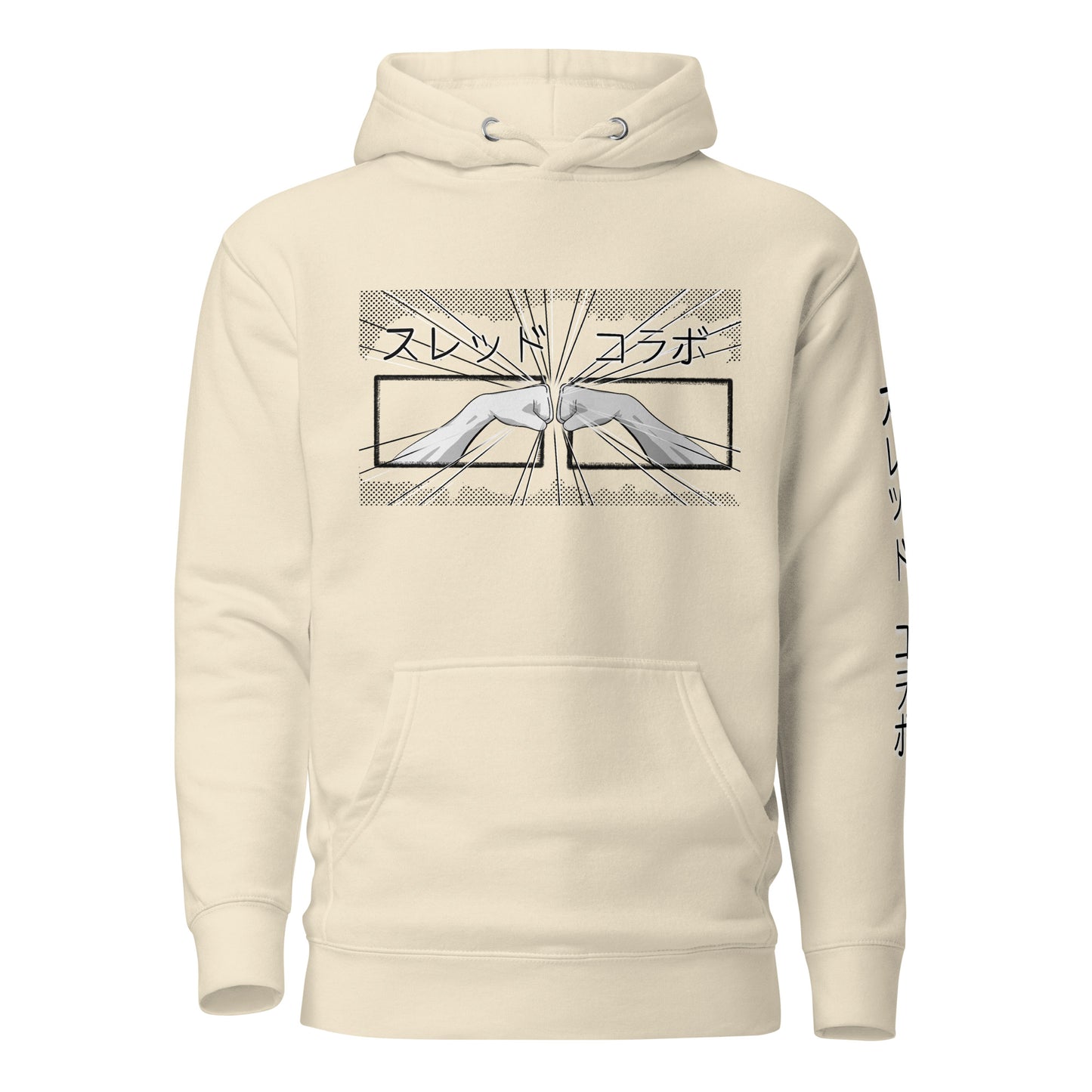 The Threads X EntropyBear Collab: Anime Fist Bump Hoodie