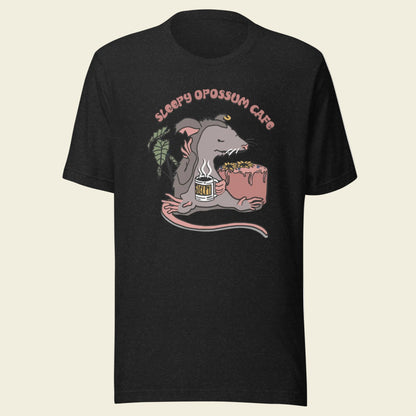 Sleepy Opossum Cafe T-Shirt