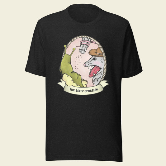 Sleepy Opossum T-Shirt: Salty Opossum