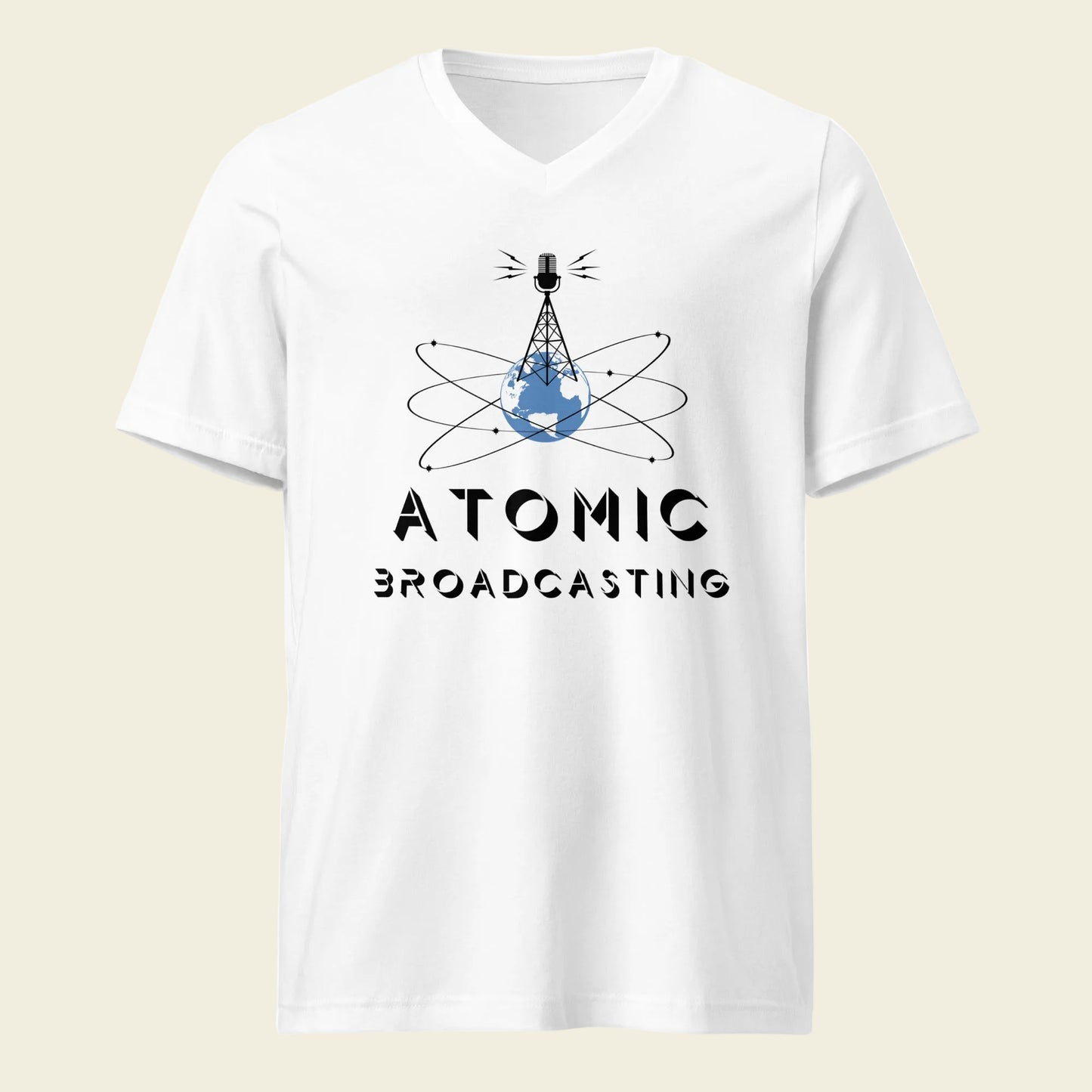 Atomic Broadcasting V-Neck - Classic Logo